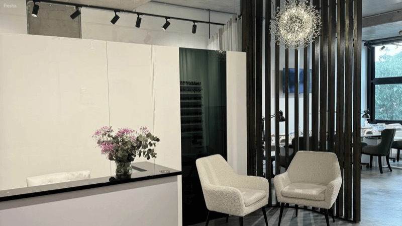 About U Nails & Beauty salon interior in Melbourne